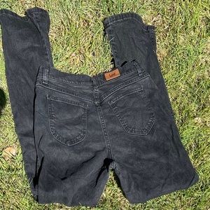 Vintage black lee mom jean